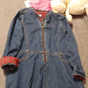 TOMMY HILFIGER Girl's Blue Jean DRESS